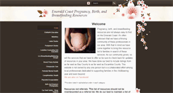 Desktop Screenshot of emeraldcoastbirthresources.com